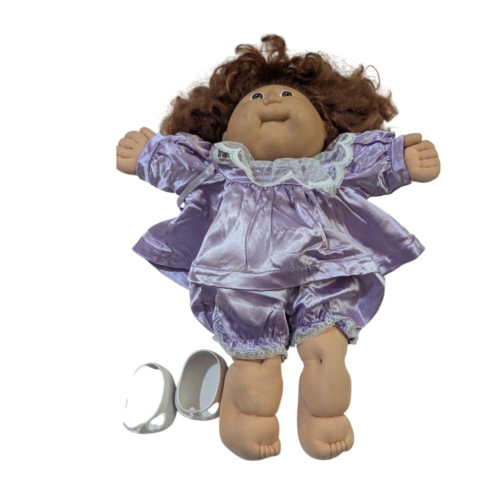 Vintage 1982 Cabbage Patch Kids Doll Coleco‎ Auburn Hair Brown Eyes 16 Inch